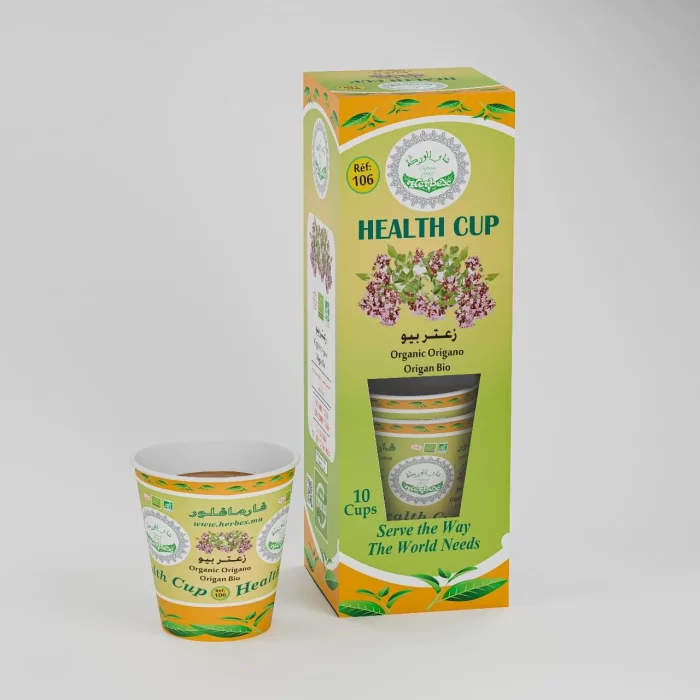 Tasse pré-dosée d'origan biologique - Boisson puissante à base de plantes - Portion individuelle prête à infuser - Feuilles d'origan 100 % biologiques - 10 tasses